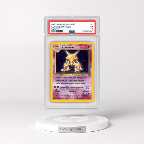 2000 Pokémon Game Base II #1 Alakazam - Holo (PSA 5 EX)
