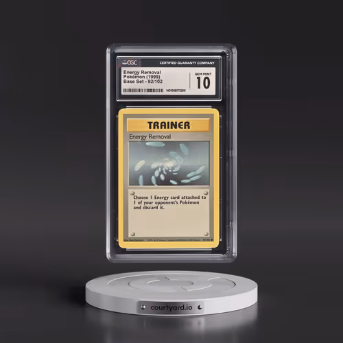 1999 Base Set #92/102 Energy Removal (CGC 10 GEM MINT)