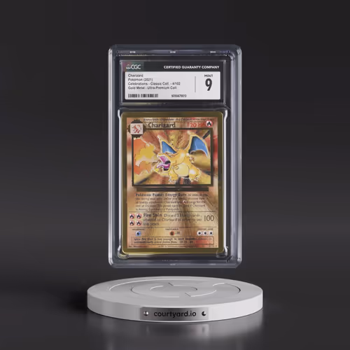 2021 Celebrations - Classic Collection #4/102 Charizard - Gold Metal - Celebrations Ultra-Premium Co