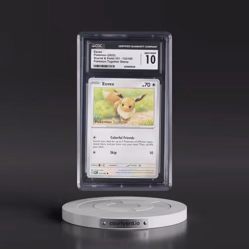 2023 Scarlet & Violet 151 - MEW EN #133/165 Eevee - Pokémon Together (CGC 10 GEM MINT)