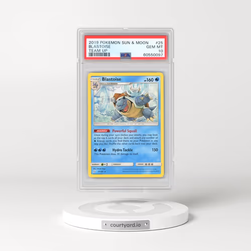 2019 Pokémon Sun & Moon Team Up #25 Blastoise (PSA 10 GEM MINT)