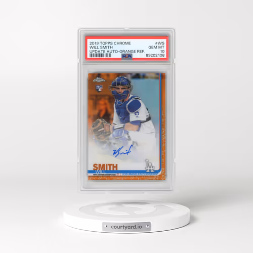 2019 Topps Chrome Update Autographs #WS Will Smith - Orange Refractor (PSA 10 GEM MINT)