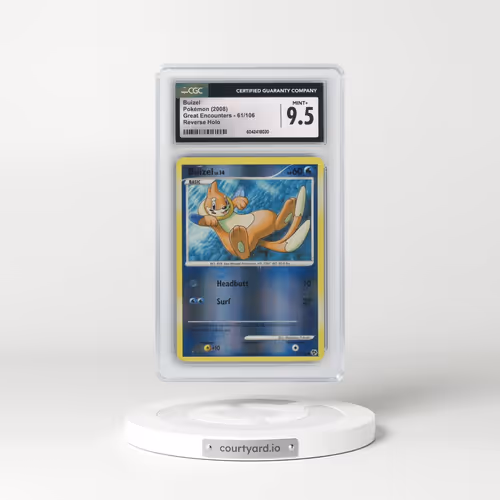 2008 Great Encounters #61/106 Buizel - Reverse Holo (CGC 9.5 MINT+)