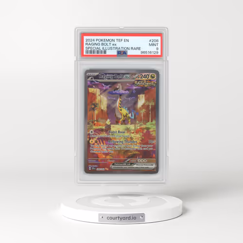 2023 Temporal Forces - TEF EN #208 Raging Bolt ex - Special Illustration Rare (PSA 9 MINT)