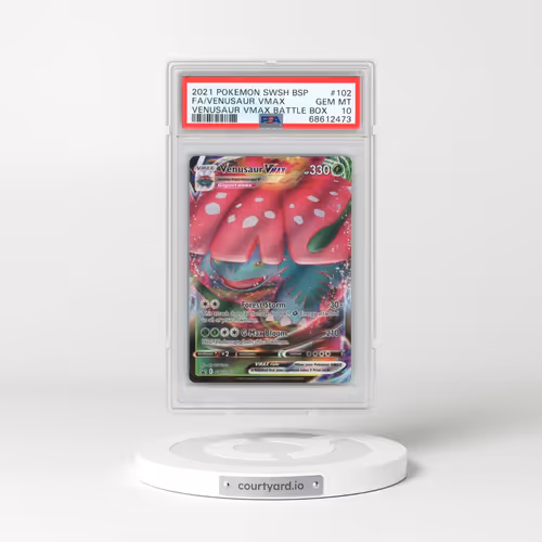 2021 Pokémon Swsh Black Star Promo #102 Venusaur Vmax - Full Art Venusaur Vmax Battle Box (PSA 10 GEM MINT)