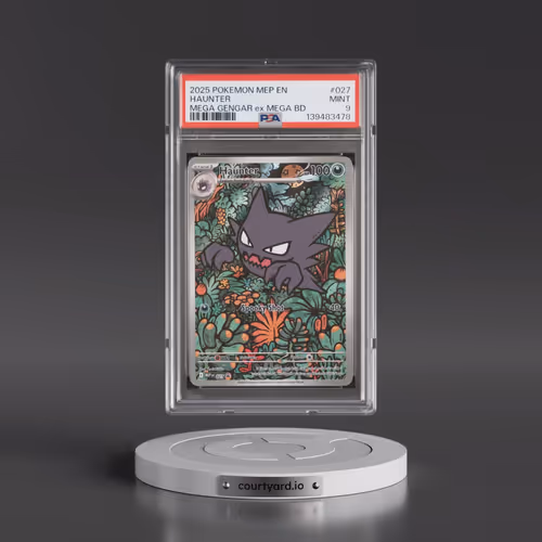 2025 Pokémon Mep EN-Me Black Star Promo #027 Haunter - Mega Gengar EX Mega Battle Deck (PSA 9 MINT)