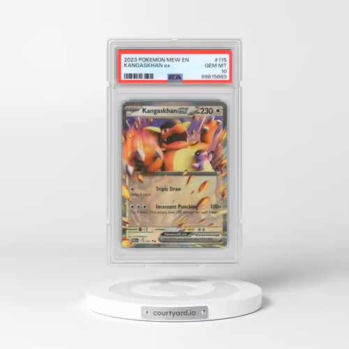 2023 Pokémon Mew EN-151 #115 Kangaskhan EX - Holo (PSA 10 GEM MINT)