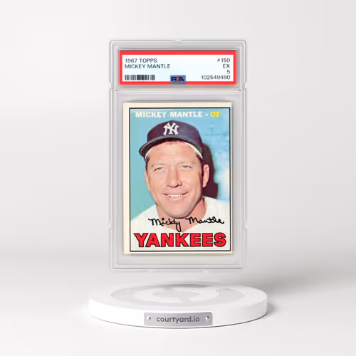 1967 Topps #150 Mickey Mantle (PSA 5 EX)