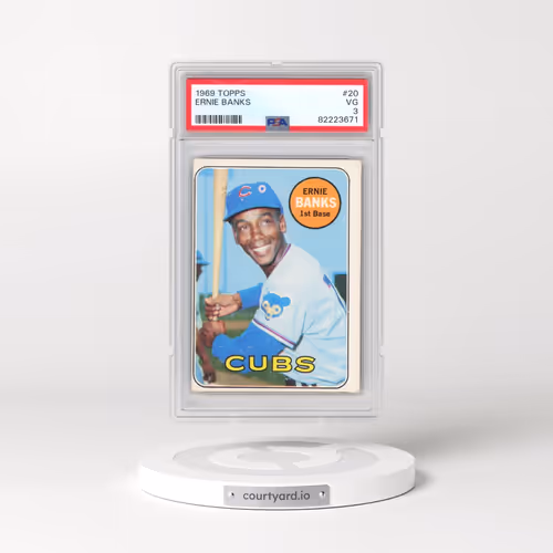 1969 Topps #20 Ernie Banks (PSA 3 VG)