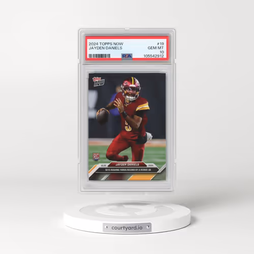 2024 Topps Now #19 Jayden Daniels (PSA 10 GEM MINT)