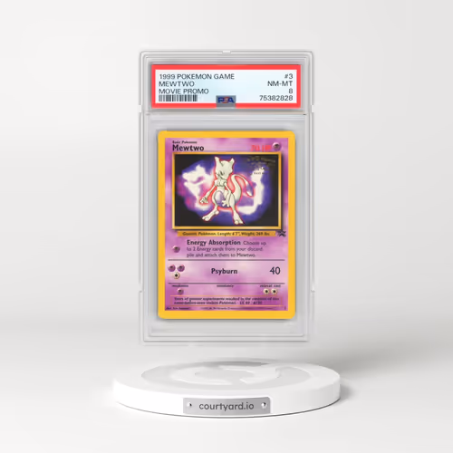 1999 Pokémon Game Movie #3 Mewtwo - Movie Promo (PSA 8 NM-MT)