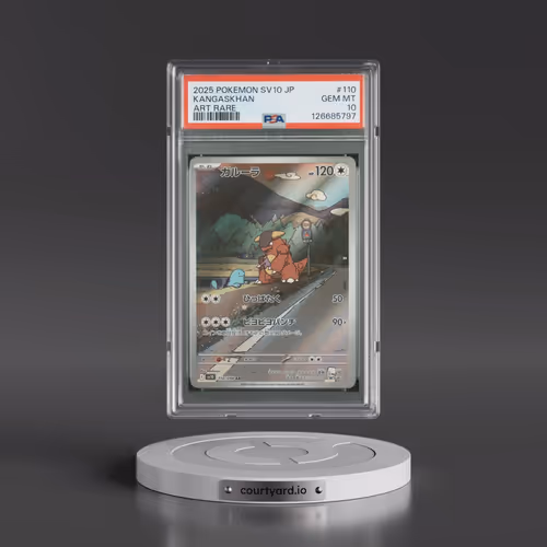 2025 Pokémon SV10-Glory of Team Rocket #110 Kangaskhan - Art Rare (PSA 10 GEM MINT)