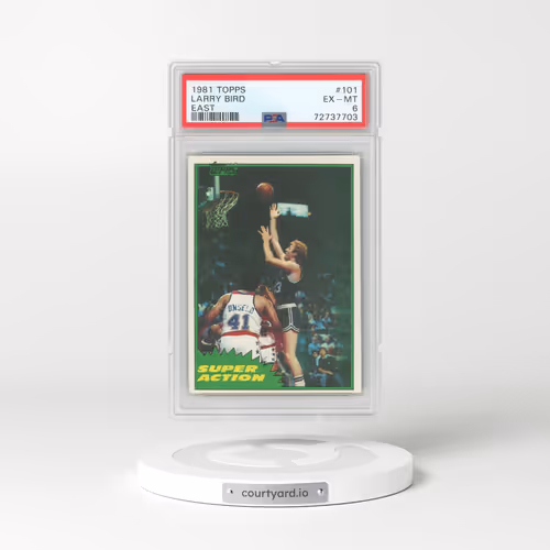 1981 Topps #101 Larry Bird - East (PSA 6 EX-MT)