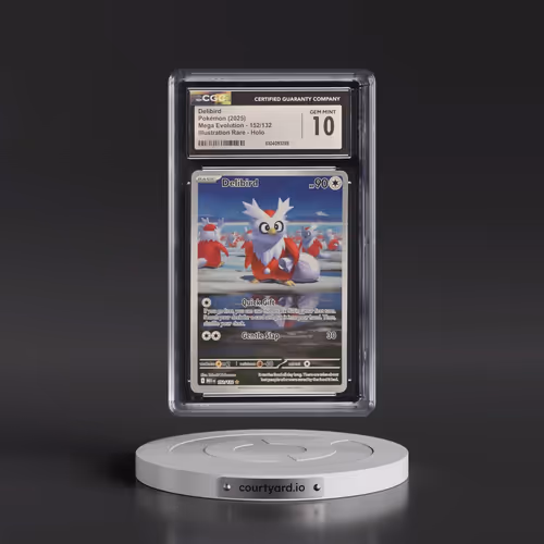 2025 Mega Evolution - MEG EN #152/132 Delibird - Illustration Rare Holo (CGC 10 GEM MINT)