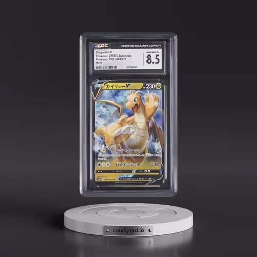2022 Pokémon GO #049/071 Dragonite V - Holo (CGC 8.5 NM-MT+)