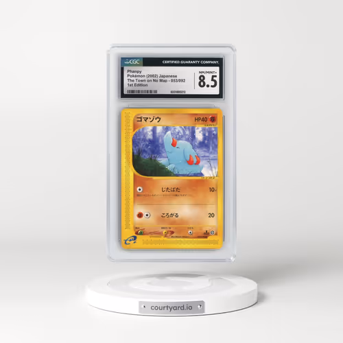 2002 The Town on No Map #053/092 Phanpy - 1st Edition (CGC 8.5 NM-MT+)