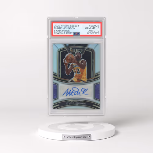 2020 Panini Select Signatures #SGMJN Magic Johnson (PSA 10 GEM MINT)