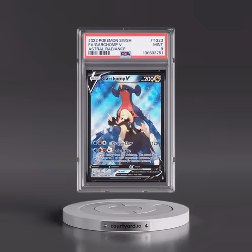 2022 Pokémon Sword & Shield Astral Radiance #TG23 Garchomp V - Holo Full Art (PSA 9 MINT)