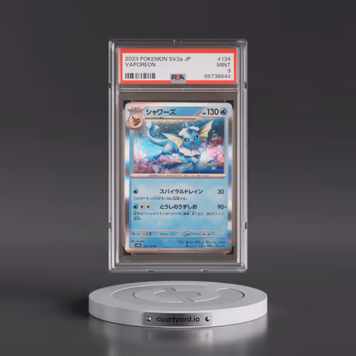 2023 Pokémon Sv2a-Pokemon 151 #134 Vaporeon (PSA 9 MINT)