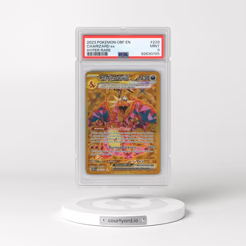 2023 Pokémon Obf EN-Obsidian Flames #228 Charizard EX - Holo Hyper Rare (PSA 9 MINT)