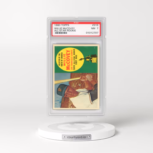 1960 Topps #316 Willie McCovey - All-Star Rookie (PSA 7 NM)