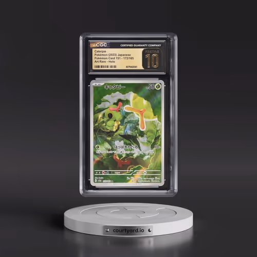 2023 Pokémon Card 151 #172/165 Caterpie - Art Rare Holo (CGC 10 PRISTINE)