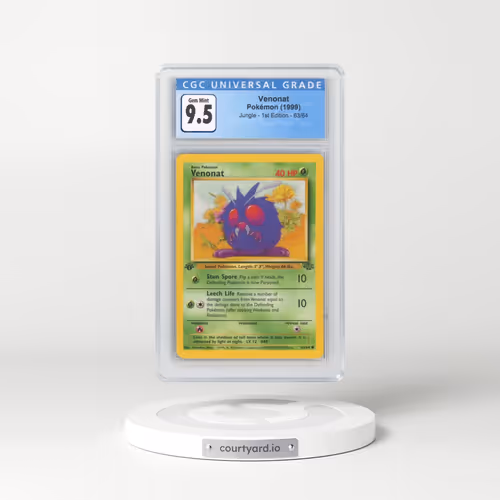 1999 Jungle #63/64 Venonat - 1st Edition 1st Edition (CGC 10 GEM MINT)