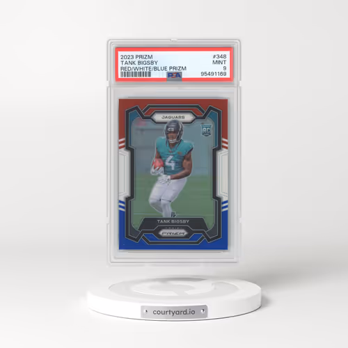 2023 Panini Prizm #348 Tank Bigsby - Red/White/Blue Prizm (PSA 9 MINT)
