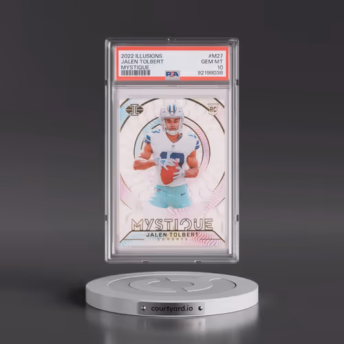 2022 Panini Illusions Mystique #M27 Jalen Tolbert (PSA 10 GEM MINT)
