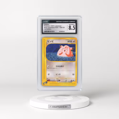 2001 Base Expansion Pack #028/128 Clefairy - 1st Edition (CGC 8.5 NM-MT+)