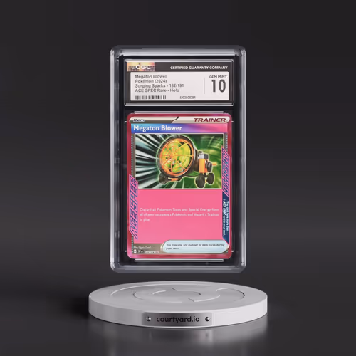 2024 Surging Sparks - SSP EN #182/191 Megaton Blower - ACE SPEC Rare Holo (CGC 10 GEM MINT)