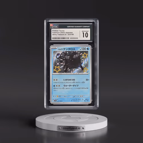 2023 Shiny Treasure ex #223/190 Paldean Tauros - Shiny Rare Holo (CGC 10 GEM MINT)