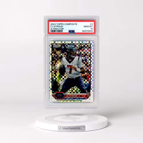 2023 Topps Composite #2 CJ Stroud - X-Fractor (PSA 10 GEM MINT)