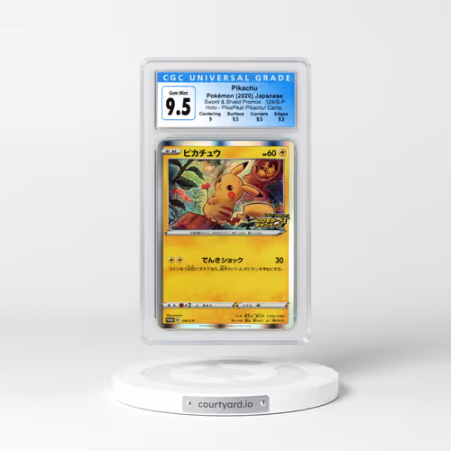 2019 Sword & Shield Promos #124/S-P Pikachu - Holo PikaPika! Pikachu! Campaign (CGC 10 GEM MINT)