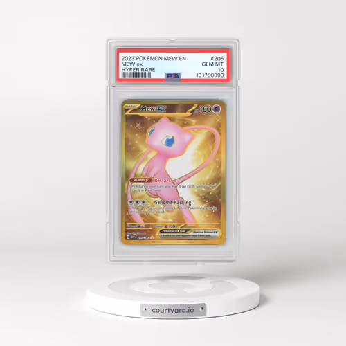 2023 Pokémon Mew EN-151 #205 Mew EX - Holo Hyper Rare (PSA 10 GEM MINT)