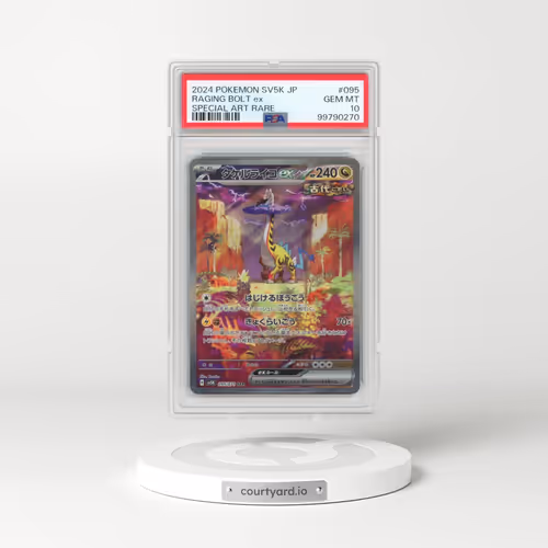 2024 Pokémon Sv5k-Wild Force #095 Raging Bolt EX - Holo Special Art Rare (PSA 10 GEM MINT)