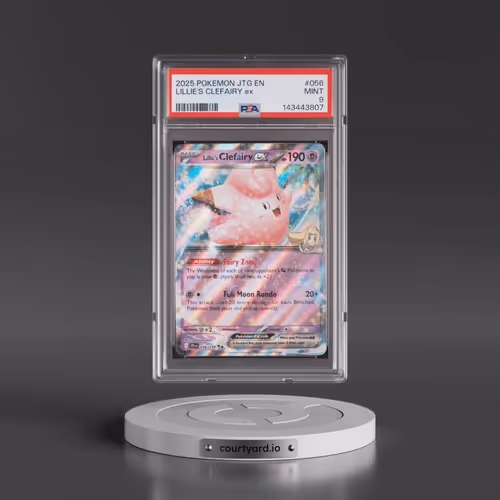 2025 Pokémon Jtg EN-Journey Together #056 Lillie's Clefairy EX - Holo (PSA 9 MINT)