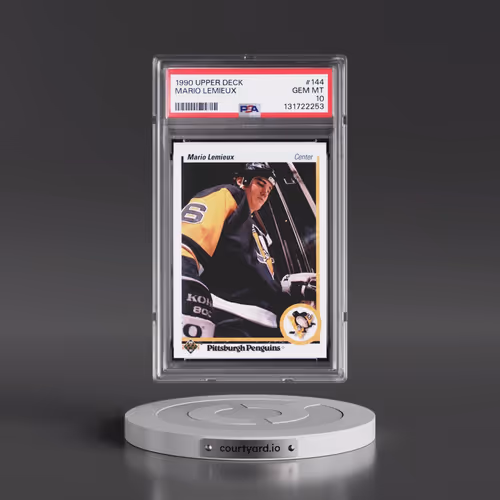 1990 Upper Deck #144 Mario Lemieux (PSA 10 GEM MINT)
