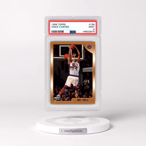 1998 Topps #199 Vince Carter (PSA 9 MINT)