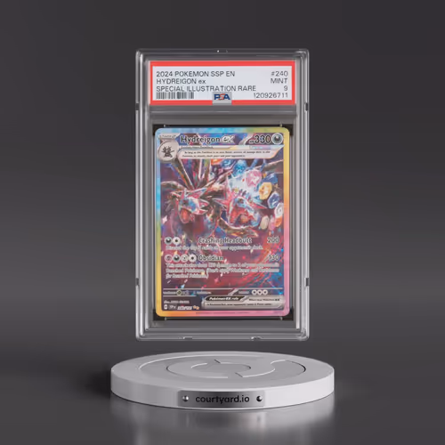 2024 Pokémon Ssp EN-Surging Sparks #240 Hydreigon EX - Holo Special Illustration Rare (PSA 9 MINT)