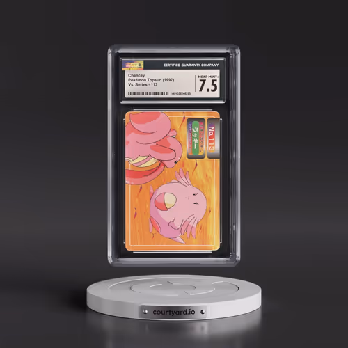 1997 (Two Pokémon) Vs. Series #113 Chansey (CGC 7.5 NM+)