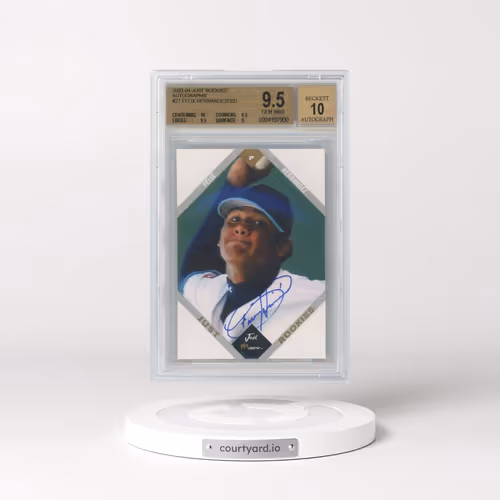 2003 Just Rookies Autographs #27 Felix Hernandez/350 (BGS 9.5 GEM MINT)