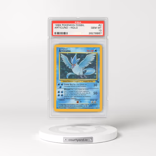 1999 Pokémon Fossil #2 Articuno - Holo (PSA 10 GEM MINT)