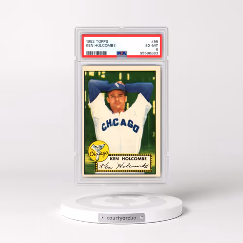 1952 Topps #95 Ken Holcombe (PSA 6 EX-MT)