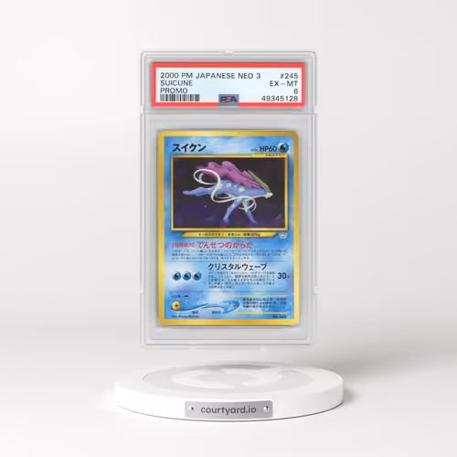 2000 Japanese Neo 3 Promo #245 Suicune (PSA 6 EX-MT)