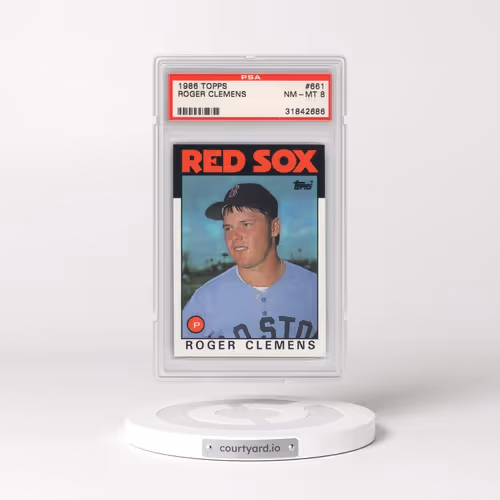 1986 Topps #661 Roger Clemens (PSA 8 NM-MT)