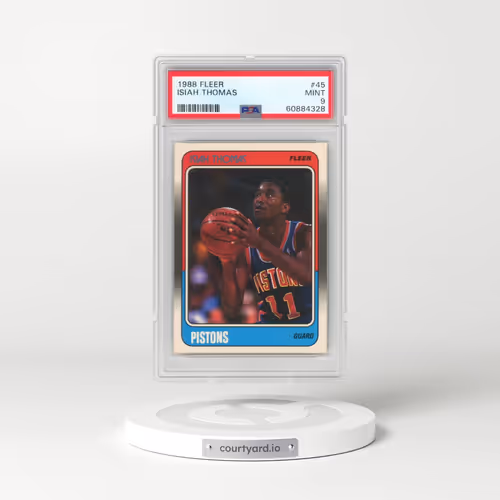 1988 Fleer #45 Isiah Thomas (PSA 9 MINT)