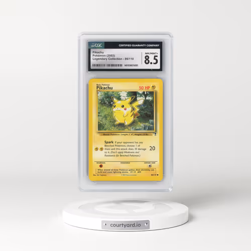 2002 Legendary Collection #86/110 Pikachu (CGC 8.5 NM-MT+)