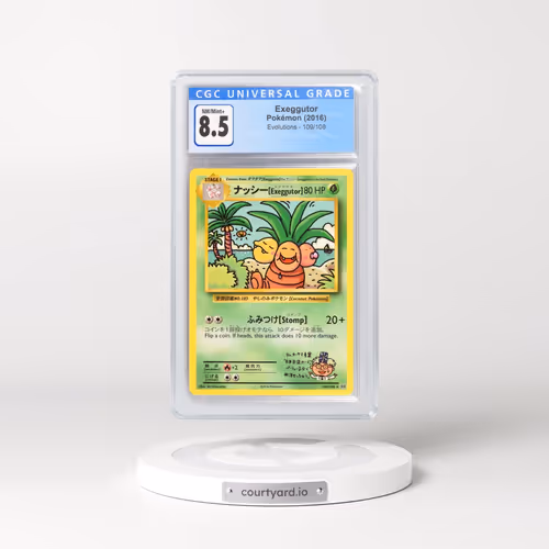 2016 Evolutions #109/108 Exeggutor - Secret Rare (CGC 8.5 NM-MT+)