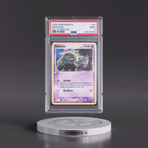 2005 Pokémon EX Delta Species #67 Drowzee (PSA 9 MINT)